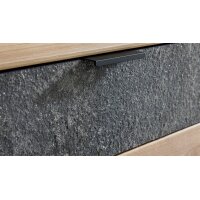 Interliving Garderoben Serie 6014 - Schuhschrank Wildeiche & Granitfurnier - zwei Schubladen, zwei Türen, Breite ca. 135 cm