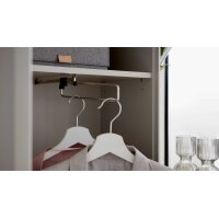 Interliving Garderoben Serie 6013 - GarderobenSet Sahara Creme & Granitfurnier - vierteilig