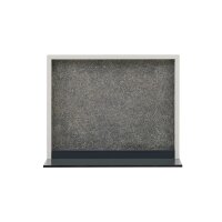 Interliving Wohnzimmer Serie 2030 PLUS - Wandboard Sahara Creme & Granitfurnier - ca. 48 x 38 cm