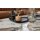 Interliving Couchtisch Serie 6229 marmorfarbene Keramik Calcatta & schwarzer Stahl - ca. 140 x 80 cm