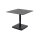 Interliving Couchtisch Serie 6228 mit Liftfunktion titanfarbene Keramik & schwarzer Stahl - ca. 80 x 80 cm