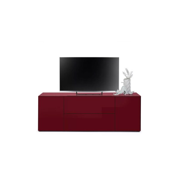 Kommodenprogramm Colors - Lowboard Bordeauxrot- ca. 181 x 63 cm