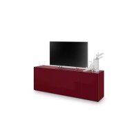 Kommodenprogramm Colors - Lowboard Bordeauxrot- ca. 181 x...