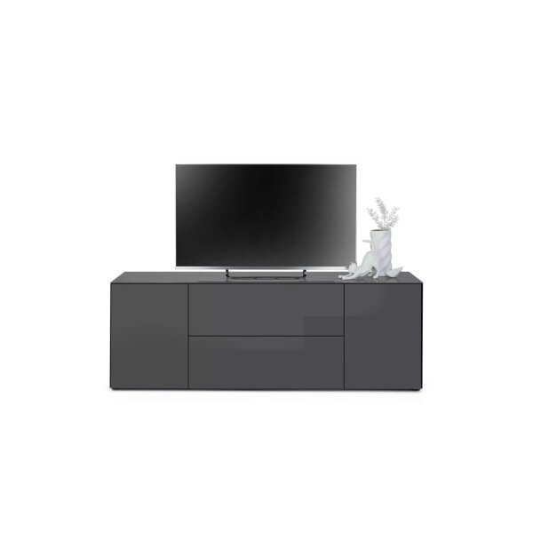 Kommodenprogramm Colors - Lowboard Anthrazit - ca. 181 x 63 cm