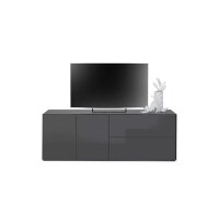 Kommodenprogramm Colors - Lowboard Anthrazit - ca. 181 x 63 cm