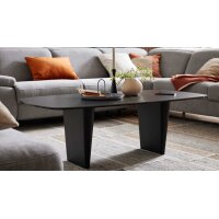 Interliving Couchtisch Serie 6227 Keramik Marquina & schwarzer Stahl - ca. 140 x 70 cm