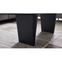 Interliving Couchtisch Serie 6227 Keramik Marquina & schwarzer Stahl - ca. 140 x 70 cm