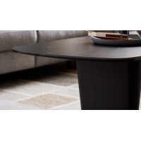 Interliving Couchtisch Serie 6227 Keramik Marquina & schwarzer Stahl - ca. 140 x 70 cm