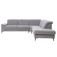 Interliving Sofa Serie 4064 - Ecksofa graue Chenille Toni...