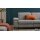 Interliving Sofa Serie 4064 - Ecksofa graue Chenille Toni & Fuß W003-01 - Stellfläche ca. 291 x 252 cm