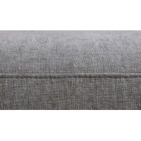Interliving Sofa Serie 4064 - XXL-Funktionshocker graue Chenille Toni & Fuß W003-01 - ca. 130 x 65 cm