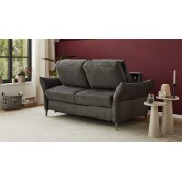 Interliving Schlafsofa Serie 4700 - Schlafsofa anthrazitfarbener Bezug Balu & Aluminiumfüße - Breite ca. 228 cm