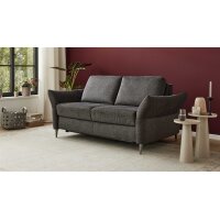 Interliving Schlafsofa Serie 4700 - Schlafsofa anthrazitfarbener Bezug Balu & Aluminiumfüße - Breite ca. 208 cm