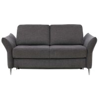 Interliving Schlafsofa Serie 4700 - Schlafsofa anthrazitfarbener Bezug Balu & Aluminiumfüße - Breite ca. 208 cm