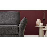 Interliving Schlafsofa Serie 4700 - Schlafsofa anthrazitfarbener Bezug Balu & Aluminiumfüße - Breite ca. 188 cm