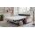 Interliving Schlafsofa Serie 4700 - Schlafsofa sienafarbener Webstoff Loft & schwarze Aluminiumfüße - Breite ca. 188 cm