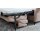 Interliving Schlafsofa Serie 4700 - Schlafsofa sienafarbener Webstoff Loft & schwarze Aluminiumfüße - Breite ca. 208 cm