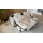 Interliving Schlafsofa Serie 4700 - Ecksofa mit Schlaffunktion silberfarbener Bezug Toni & schwarze Metallfüße - Stellfläche ca. 270 x 190 cm