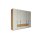 Interliving Schlafzimmer Serie 1034 – Kleiderschrank champagnerfarbenes Glas & Kernholz – sechs Türen & zwei Schubladen, Breite ca. 300 cm