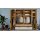 Interliving Schlafzimmer Serie 1034 – Kleiderschrank champagnerfarbenes Glas & Kernholz – sechs Türen & zwei Schubladen, Breite ca. 300 cm