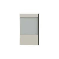 Interliving Schlafzimmer Serie 1033 – Paneel-Set weißes Glas & Holz – zweiteilig