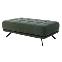 Interliving Sofa Serie 4303 – XXL-Hocker moosgrüner Pfotenstoff Cyber - ca. 126 x 76 cm