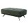 Interliving Sofa Serie 4303 – XXL-Hocker moosgrüner Pfotenstoff Cyber - ca. 126 x 76 cm
