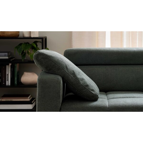 Interliving Sofa Serie 4303 – Armlehnkissen moosfarbener Pfotenstoff Cyber - ca. 45 x 50 cm