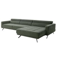 Interliving Sofa Serie 4303 – Ecksofa moosgrüner Pfotenstoff Cyber - Stellfläche ca. 323 x 190 cm