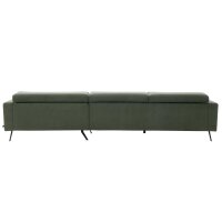 Interliving Sofa Serie 4303 – Ecksofa moosgrüner Pfotenstoff Cyber - Stellfläche ca. 323 x 190 cm