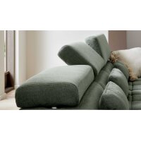 Interliving Sofa Serie 4303 – Ecksofa moosgrüner Pfotenstoff Cyber - Stellfläche ca. 323 x 190 cm