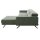 Interliving Sofa Serie 4303 – Ecksofa moosgrüner Pfotenstoff Cyber - Stellfläche ca. 323 x 190 cm
