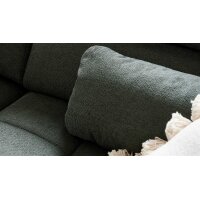 Interliving Sofa Serie 4303 – Nierenkissen moosgrüner Pfotenstoff Cyber - ca. 58 x 25 cm