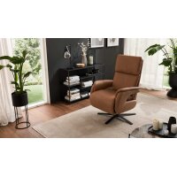 Interliving Sessel Serie 4566 haselnussfarbenes Leder...