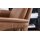 Interliving Sessel Serie 4566 haselnussfarbenes Leder Punch & schwarzer Sternfuß