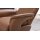 Interliving Sessel Serie 4566 haselnussfarbenes Leder Punch & schwarzer Sternfuß