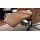 Interliving Sessel Serie 4566 haselnussfarbenes Leder Punch & schwarzer Sternfuß