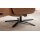 Interliving Sessel Serie 4566 haselnussfarbenes Leder Punch & schwarzer Sternfuß