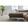 Interliving Sofa Serie 4461 - Ecksofa sandfarbener Bezug Mido 64 & schwarze Metallfüße - Stellfläche ca. 185 x 290 cm