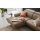 Interliving Sofa Serie 4461 - Ecksofa sandfarbener Bezug Mido 64 & schwarze Metallfüße - Stellfläche ca. 185 x 290 cm