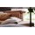 Interliving Sofa Serie 4461 - Ecksofa haselnussfarbenes Leder Punch & schwarze Aluminiumfüße - Stellfläche ca. 292 x 244 cm