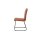 Interliving Esszimmer Serie 5505 - Esszimmerstuhl caramelfarbene Mikrofaser 925-72 & schwarzes Metall