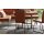 Interliving Esszimmer Serie 5505 - Esszimmerstuhl caramelfarbene Mikrofaser 925-72 & schwarzes Metall