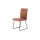 Interliving Esszimmer Serie 5505 - Esszimmerstuhl caramelfarbene Mikrofaser 925-72 & schwarzes Metall