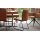 Interliving Esszimmer Serie 5505 - Esszimmerstuhl caramelfarbene Mikrofaser 925-72 & schwarzes Metall