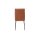 Interliving Esszimmer Serie 5505 - Esszimmerstuhl caramelfarbene Mikrofaser 925-72 & schwarzes Metall