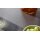 Interliving Esszimmer Serie 5122 – Bartisch graues Glas & Edelstahl - Durchmesser ca. 90 cm