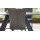 Interliving Esszimmer Serie 5122 – Schwingstuhl onyxfarbene Mikrofaser & mattschwarzes Metall