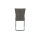 Interliving Esszimmer Serie 5122 – Schwingstuhl onyxfarbene Mikrofaser & mattschwarzes Metall