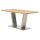 Interliving Esszimmer Serie 5122 – Esstisch Wildeiche & Edelstahl - ca. 160 x 90 cm